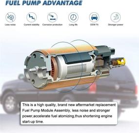 img 1 attached to 🔌 High-performance Electric Fuel Pump E8366M for Volkswagen Passat (1991-1997), Cabrio (1997-2002), Eurovan (1993-2003), Golf, and Jetta (1993-1999) - Includes Sending Unit for Easy Replacement | AP8366M