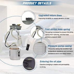 img 4 attached to 🔌 High-performance Electric Fuel Pump E8366M for Volkswagen Passat (1991-1997), Cabrio (1997-2002), Eurovan (1993-2003), Golf, and Jetta (1993-1999) - Includes Sending Unit for Easy Replacement | AP8366M