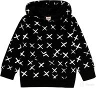 👕 mini boss hoodie outfits: trendy unisex toddler sweatshirt for stylish outdoor fall-winter wear (1-5t) logo