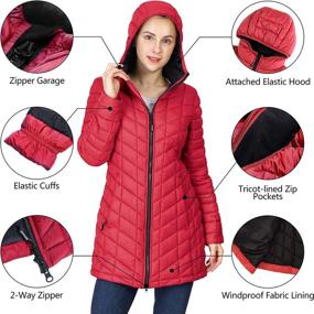 img 3 attached to Outdoor Ventures Womens Resistant Thermolite Women's Clothing ~ Coats, Jackets & Vests