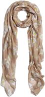 premium daisy floral fashion scarf women's accessories ~ scarves & wraps логотип