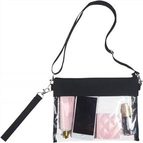 img 4 attached to Clear Crossbody Purse Bag - PGA, NCAA Stadium Approved Clear Tote: Perfect For Sporting Events!