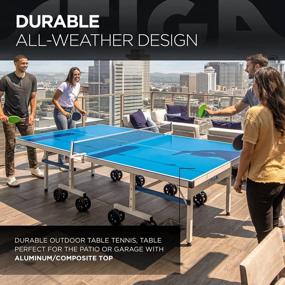 img 3 attached to 🏓 Stiga XTR Series Table Tennis Table: Ultimate Indoor/Outdoor Ping-Pong Tables with All-Weather Performance & QuickPlay Design