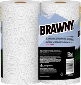 img 1 attached to 🧻 Brawny Paper Towels, 2 Extra Large Rolls, Pick-a-Size, 2 Equal to 4 Regular Rolls