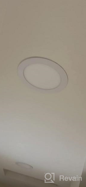 img 1 attached to ETL-Certified 6 Pack 5CCT LED Recessed Ceiling Light With Night Light - 12W=110W, 1100LM, Dimmable Canless Wafer Downlight (2700K/3000K/3500K/4000K/5000K Selectable) review by Brian Thao