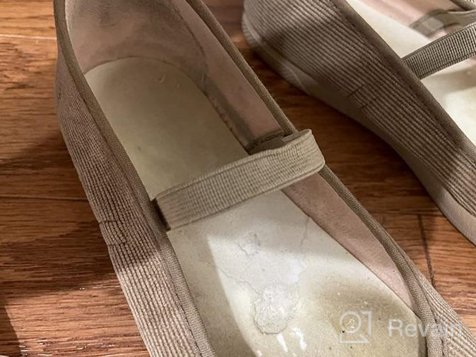 img 1 attached to Childrenchic Canvas Elastic Mary Jane 👧 Girls' Shoes - Stylish and Comfortable Flats review by Maria Adams