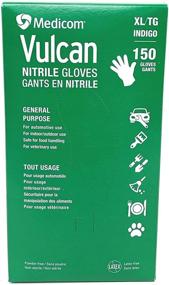 img 3 attached to MEDICOM Vulcan Nitrile Gloves X Large