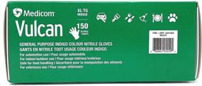 img 1 attached to MEDICOM Vulcan Nitrile Gloves X Large