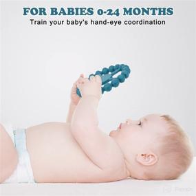 img 3 attached to Baby Teething Toys Non Toxic Silicone
