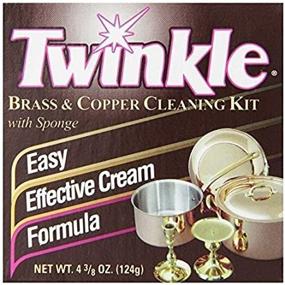 img 2 attached to 🧽 Brass & Copper Cleaning Kit - Twinkle Easy and Effective Cream Formula, 4.38oz Box (Pack of 6)