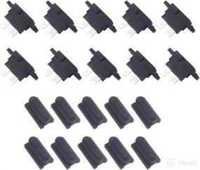 img 4 attached to 🔌 Enhance Safety with KOLACEN Auto ATC Blade Standard Fuse Holder Seat - 10 Pack, Black Cover Included