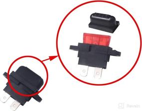 img 3 attached to 🔌 Enhance Safety with KOLACEN Auto ATC Blade Standard Fuse Holder Seat - 10 Pack, Black Cover Included