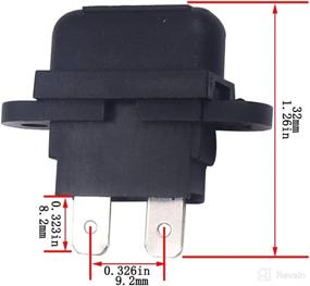 img 2 attached to 🔌 Enhance Safety with KOLACEN Auto ATC Blade Standard Fuse Holder Seat - 10 Pack, Black Cover Included