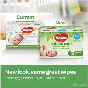 img 3 attached to 👶 Huggies Natural Care Fragrance Free Baby Wipes - Convenient 6 Clutches, 32 Wipes per Clutch