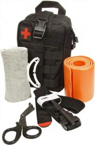 img 4 attached to Emergency Survival Trauma Medical Kit - Tourniquet, Splint, Tactical First Responder IFAK Pouch & Stop Bleeding Control Bandage | ASA TECHMED