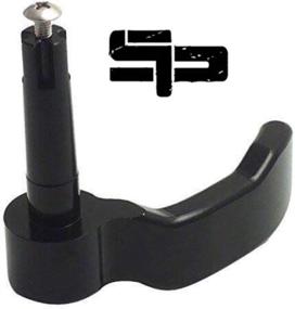 img 1 attached to Upgrade Your Polaris ATV with Southern Powersports Aluminum 👍 Thumb Throttle Lever Replacement - Fits Scrambler Sportsman 550/570/850/1000 2009-2018 (Black)