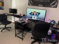 img 1 attached to 66" L Shaped Computer Desk With Storage Shelves | Corner Gaming & Writing Workstation | Modern Wooden Office Desk W/ Wood & Metal Frame - Coleshome review by Chris Laznovsky