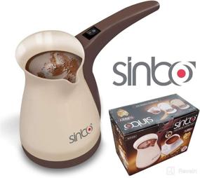 img 4 attached to ☕ Sinbo SCM 2928 Greek Turkish Coffee Maker Machine: Authentic Brewing with Electric Pot Briki Ibrik BROWN