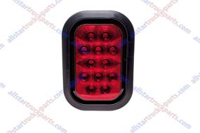 img 3 attached to 🚦 ALL STAR TRUCK PARTS: 2-Pack - 5x3" Red Rectangle LED Stop/Turn/Tail Truck Light Kit