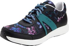 img 4 attached to Qarma Walking Flower Women's Shoes: Alegria's Athletic Footwear for Women