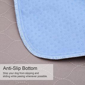 img 1 attached to Washable Non-Slip Pet Training Pads For Housebreaking And Whelping - MBJERRY Waterproof Cats And Dogs Pee Pads