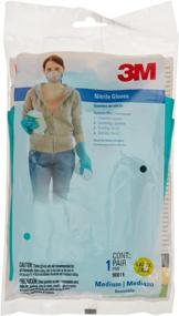 img 3 attached to ✋ 3M Medium Nitrile Gloves, NitrMP1-DC