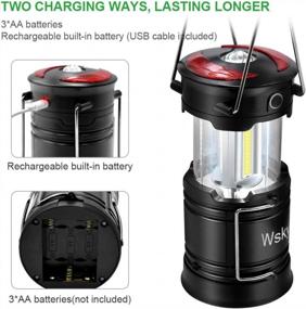 img 2 attached to High Lumen 8 Modes Super Bright Dimmable Waterproof LED Camping Lantern Flashlight - Portable Tents Latern For Camping, Emergency & Outdoor Hurricane Use