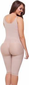 img 2 attached to Боди Fajitex Colombian Shapewear с высокой компрессией для постлипосакции: уменьшает и моделирует, стиль 022811