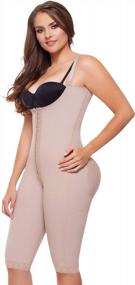 img 3 attached to Боди Fajitex Colombian Shapewear с высокой компрессией для постлипосакции: уменьшает и моделирует, стиль 022811