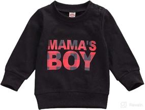 img 4 attached to Cozy Unisex Baby Sweatshirt: Autumn Cotton Long Sleeve Shirt with Sun and Rainbow Design