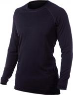 mens merino wool lightweight layer logo