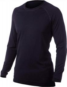 img 4 attached to Mens Merino Wool Lightweight Layer