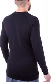 img 2 attached to Mens Merino Wool Lightweight Layer