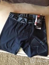 img 1 attached to Ultimate Performance: Under Armour Boys' HeatGear Fitted Shorts review by Gregory Rasmussen