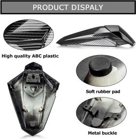 img 2 attached to Rear Seat Fairing Cover Cowl For Kawasaki EX300R EX300 ZX250R EX250R Ninja 300 300R 250 250R 2013 2014 2015 2016 2017 2018 2019 (Carbon)