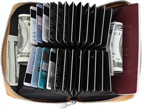 img 2 attached to Boshiho Blocking Credit Leather Organizer Men's Accessories best: Wallets, Card Cases & Money Organizers