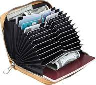 boshiho blocking credit leather organizer men's accessories best: wallets, card cases & money organizers logo