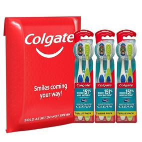 img 3 attached to 🪥 Colgate Medium Toothbrush with Tongue Cleaner: Complete Oral Care Solution