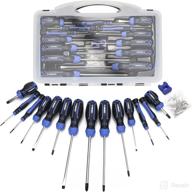 🔧 urasisto magnetic screwdrivers set - 16-pieces including 6 slotted and 8 phillips - tools for repair man with case логотип