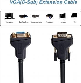 img 3 attached to BENFEI 10Ft VGA Male To Female Extension Cable