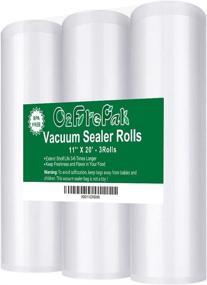 img 4 attached to 🔒 Commercial Vacuum Sealer: 3 Rolls, High-Quality Food Service Equipment & Supplies