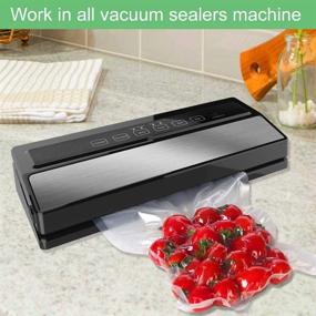 img 2 attached to 🔒 Commercial Vacuum Sealer: 3 Rolls, High-Quality Food Service Equipment & Supplies