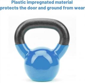 img 2 attached to DNC Vinyl Coated Cast Iron Kettlebell Weights Exercise Fitness Kettle Ball Dumbbell Grip Weight For Men Women Home Gym Strength Trainning Kettlebells