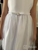 img 1 attached to IGirlDress Flower Girl First Communion Pageant Wedding Birthday Dress review by Kyle Terry