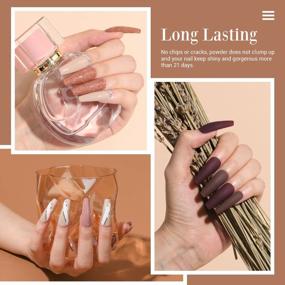 img 3 attached to AZUREBEAUTY 18-Piece Dip Powder Nail Kit: The Ultimate Starter Set For Stunning Fall And Winter Nails