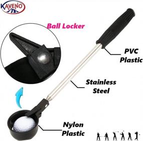 img 2 attached to Portable Telescoping Golf Ball Retriever Tool With Stainless Steel Shaft - Lightweight At 6.6 Oz - Convenient Pick Up Scoop
