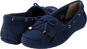 img 3 attached to Women'S Slip On Loafers Driving Moccasins Flats By GLOBALWIN