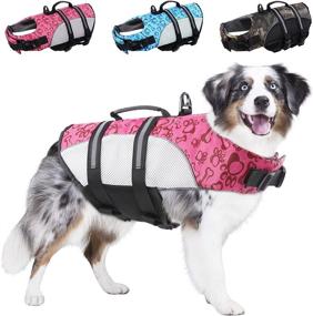 img 4 attached to KOESON Flotation Lifesaver Reflective Adjustable Dogs