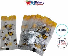 img 3 attached to 🐝 Large Cello Bags for Little Honey Bees - Pack of 25 (4 x 2 x 9)