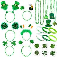 get ready for st. patrick's day with camlinbo's 90-piece accessory pack for women, girls & kids – necklaces, headbands, bracelets, & tattoos included! logo